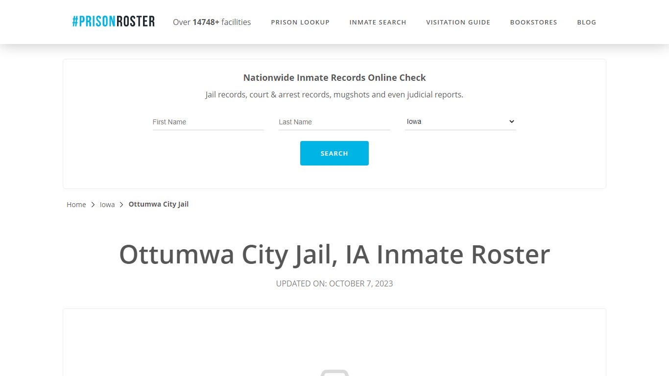 Ottumwa City Jail, IA Inmate Roster - Prisonroster